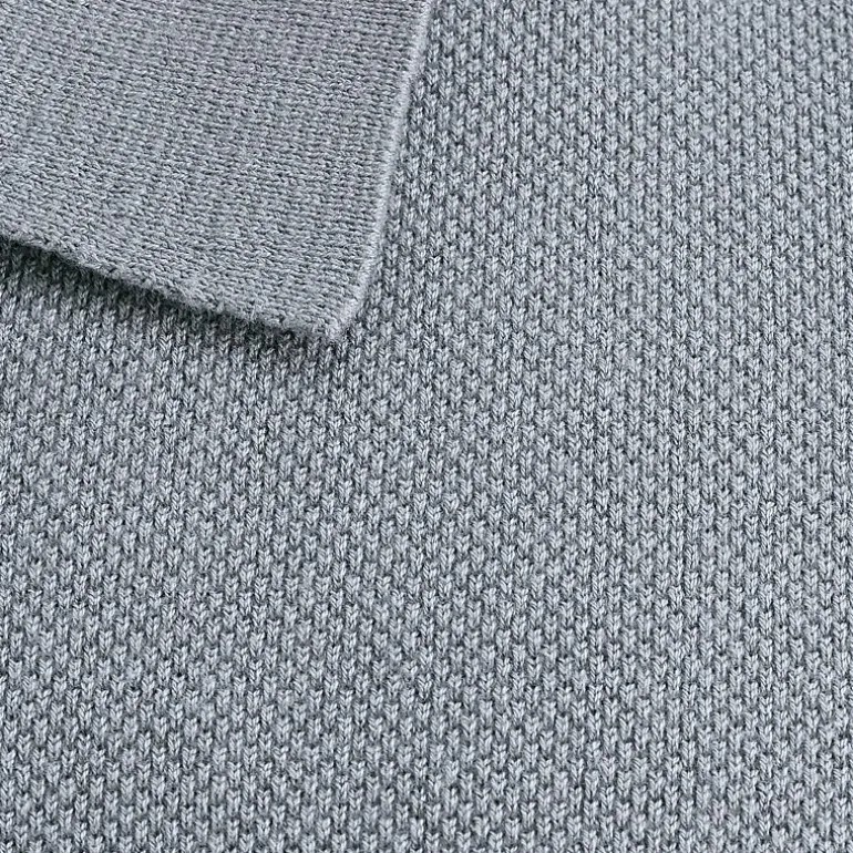 Haggar Button Front Mens Short Sleeve Button Polo Sweater