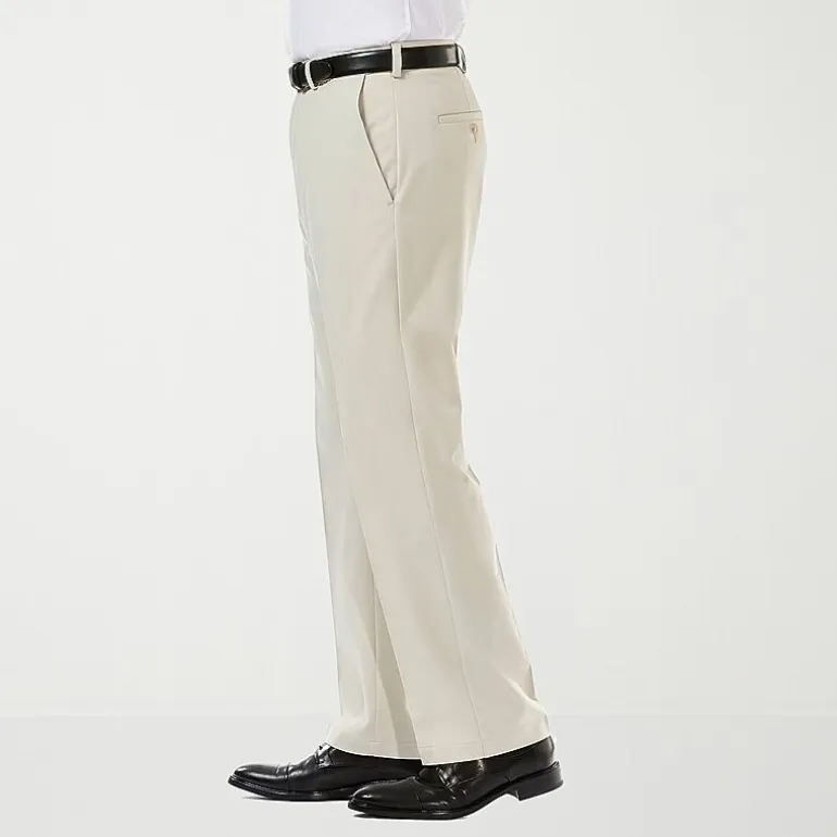 Haggar Cool 18 Pro Mens Classic Fit Flat Front Pant