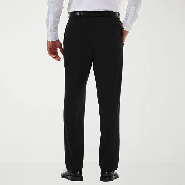Haggar Cool 18 Pro Mens Classic Fit Flat Front Pant