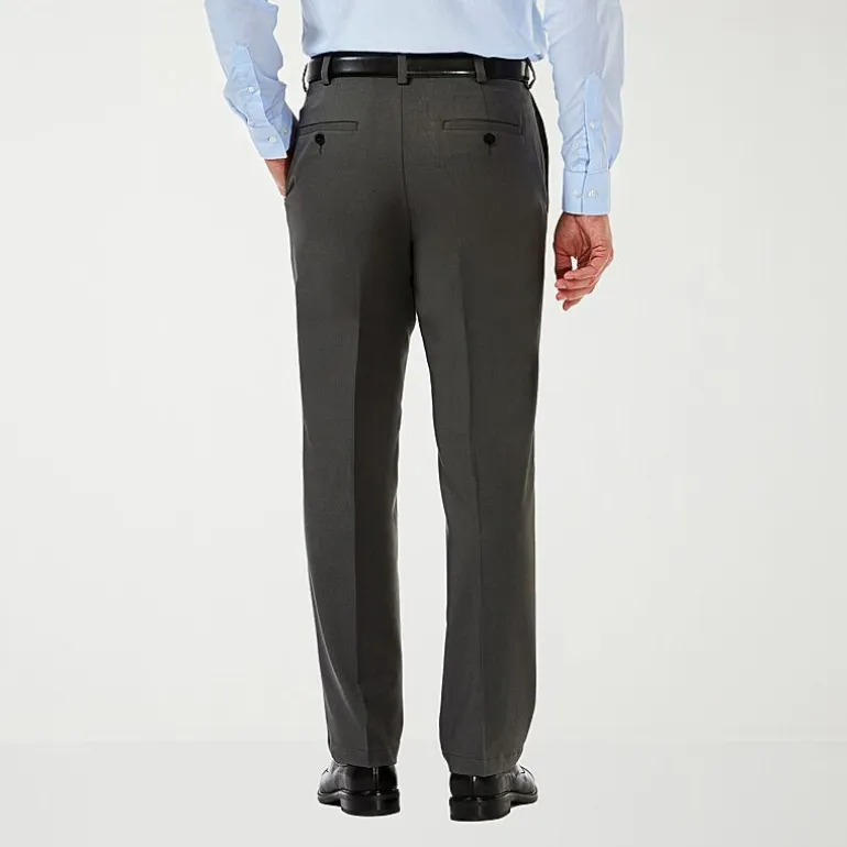 Haggar Cool 18 Pro Mens Classic Fit Flat Front Pant