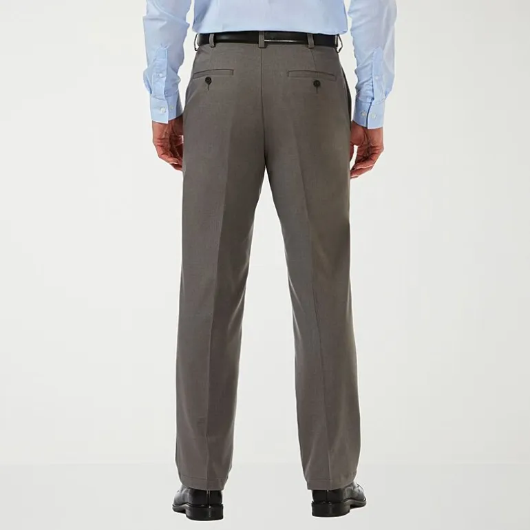 Haggar Cool 18 Pro Mens Classic Fit Flat Front Pant