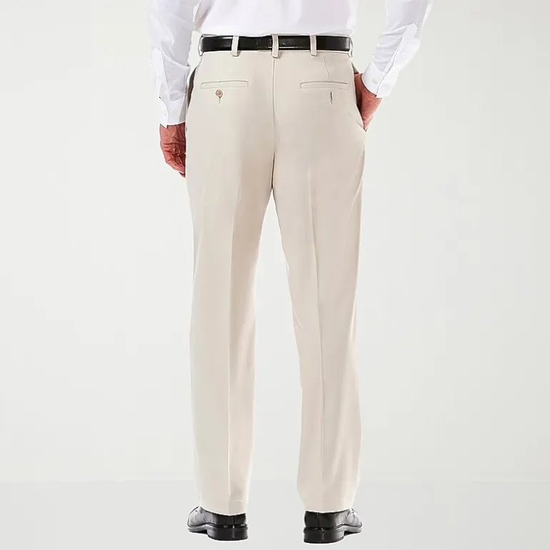 Haggar Cool 18 Pro Mens Classic Fit Flat Front Pant