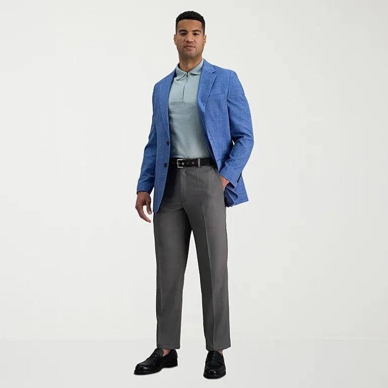 Haggar Cool 18 Pro Mens Classic Fit Flat Front Pant