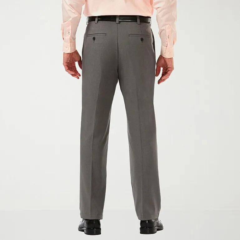 Haggar Cool 18 Pro Mens Classic Fit Pleated Pant