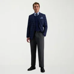 Haggar Cool 18 Pro Mens Classic Fit Pleated Pant