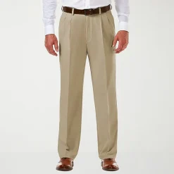 Haggar Cool 18 Pro Mens Classic Fit Pleated Pant