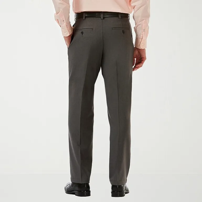 Haggar Cool 18 Pro Mens Classic Fit Pleated Pant