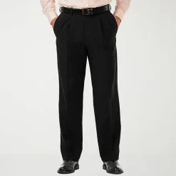 Haggar Cool 18 Pro Mens Classic Fit Pleated Pant