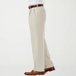 Haggar Cool 18 Pro Mens Classic Fit Pleated Pant
