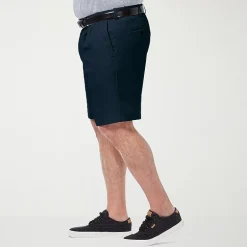 Haggar Cool 18 Pro Pleated Expandable Waist Mens 10 1/2