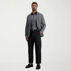 Haggar Cool Right Performance Flex Mens Classic Fit Flat Front Pant