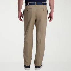 Haggar Cool Right Performance Flex Mens Classic Fit Flat Front Pant