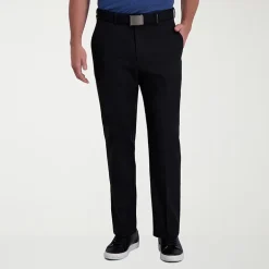 Haggar Cool Right Performance Flex Mens Classic Fit Flat Front Pant