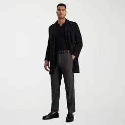 Haggar Cool Right Performance Flex Mens Classic Fit Flat Front Pant
