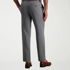 Haggar Cool Right Performance Flex Mens Straight Fit Flat Front Pant