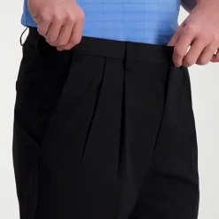 Haggar Cool Right Performance Flex Mens Classic Fit Pleated Pant