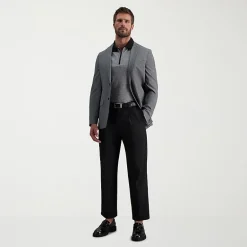 Haggar Cool Right Performance Flex Mens Classic Fit Pleated Pant