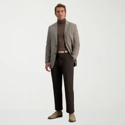 Haggar Cool Right Performance Flex Mens Classic Fit Pleated Pant