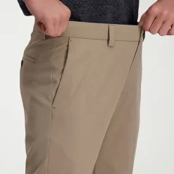Haggar Cool Right Performance Flex Mens Comfort Waistband Straight Fit Flat Front Pant