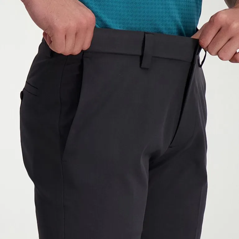 Haggar Cool Right Performance Flex Mens Comfort Waistband Straight Fit Flat Front Pant