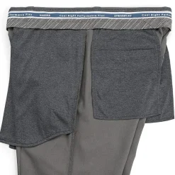 Haggar Cool Right Performance Flex Mens Comfort Waistband Straight Fit Flat Front Pant