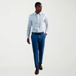 Haggar Cool Right Performance Flex Mens Comfort Waistband Slim Fit Flat Front Pant