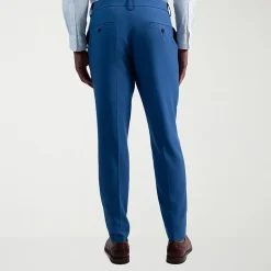 Haggar Cool Right Performance Flex Mens Comfort Waistband Slim Fit Flat Front Pant