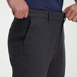 Haggar Cool Right Performance Flex Mens Comfort Waistband Slim Fit Flat Front Pant