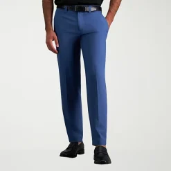 Haggar Cool Right Performance Flex Mens Straight Fit Flat Front Pant