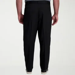 Haggar Cool Right Performance Flex Mens Classic Fit Big and Tall Pleated Pant