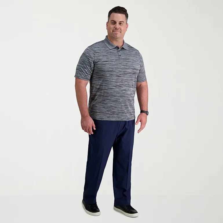 Haggar Cool Right Performance Flex Mens Classic Fit Big and Tall Flat Front Pant