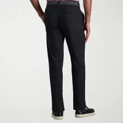 Haggar Cotton Canvas Mens Straight Fit Flat Front Pant