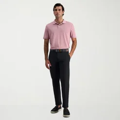 Haggar Cotton Canvas Mens Straight Fit Flat Front Pant
