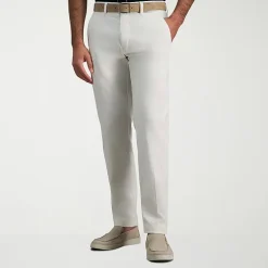 Haggar Cotton Canvas Mens Straight Fit Flat Front Pant