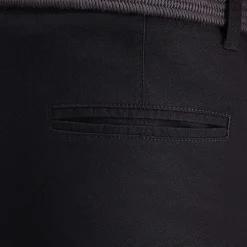Haggar Cotton Canvas Mens Straight Fit Flat Front Pant