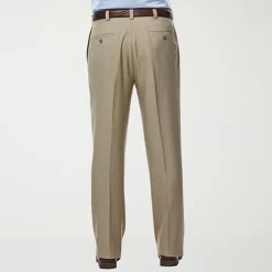 Haggar E-CLO Stria Mens Classic Fit Dress Flat Front Pant