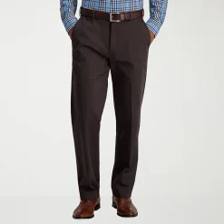 Haggar Iron Free Premium Khaki Mens Classic Fit Flat Front Pant
