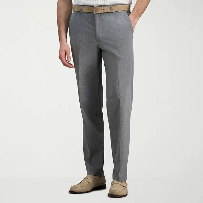 Haggar Iron Free Premium Khaki Mens Classic Fit Flat Front Pant
