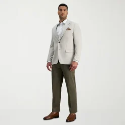 Haggar Iron Free Premium Khaki Mens Classic Fit Flat Front Pant