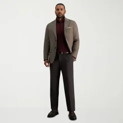 Haggar Iron Free Premium Khaki Mens Classic Fit Pleated Pant