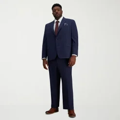 Haggar J.M. Haggar Mens Classic Fit Plaid Big and Tall Suit Jacket