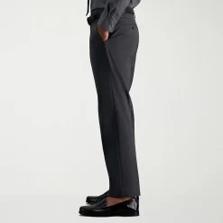 Haggar JMH Flannel Mens Straight Fit Dress Flat Front Pant