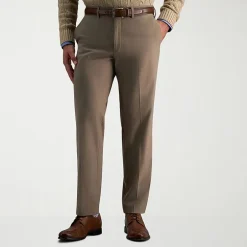 Haggar JMH Flannel Mens Straight Fit Dress Flat Front Pant