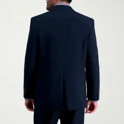 Haggar JMH Herringbone Mens Stretch Fabric Classic Fit Flat Front Suit Separates