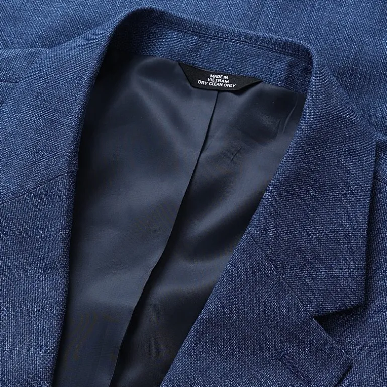 Haggar JMH Mens Big and Tall Geometric Stretch Fabric Classic Fit Sport Coat