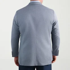 Haggar JMH Mens Big and Tall Geometric Stretch Fabric Classic Fit Sport Coat