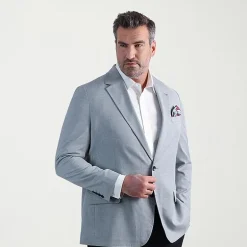 Haggar JMH Mens Big and Tall Geometric Stretch Fabric Classic Fit Sport Coat