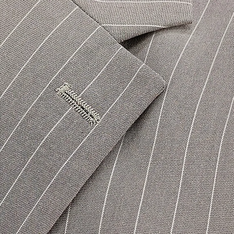 Haggar JMH Mens Classic Fit Striped Suit Separates