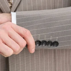 Haggar JMH Mens Classic Fit Striped Suit Separates