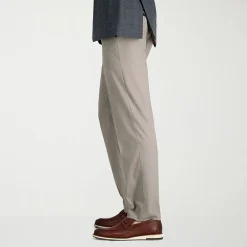 Haggar JMH Mens Comfort Waistband Straight Fit Dress Flat Front Pant